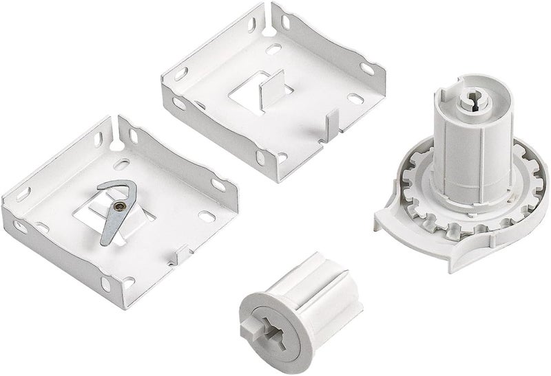 HUIYEETEX Rollease Brackets 3 Inch Fascia Type for R16 Clutch, 1 Pair Rollease Installation Brackets for R16 Roller Shade - Image 1